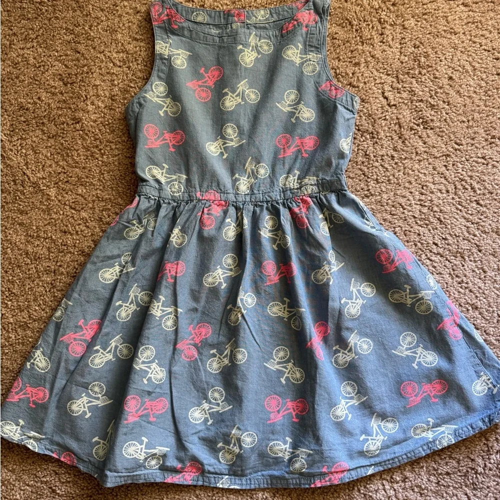 Crazy 8 Pink and Red Pleated Sundress